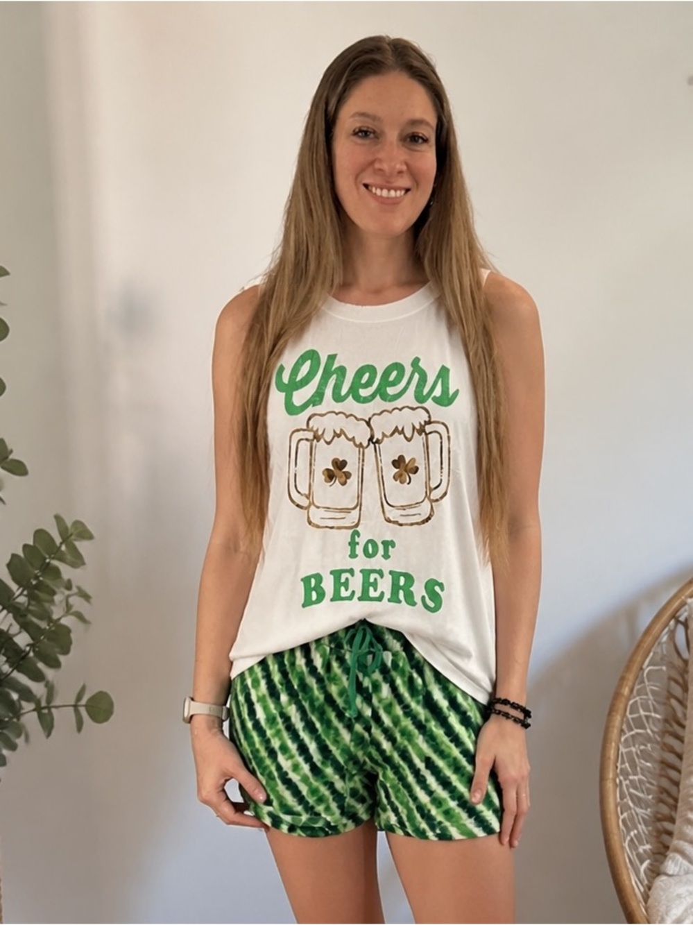 NWT Cheers for Beers Pajama Set Size Medium